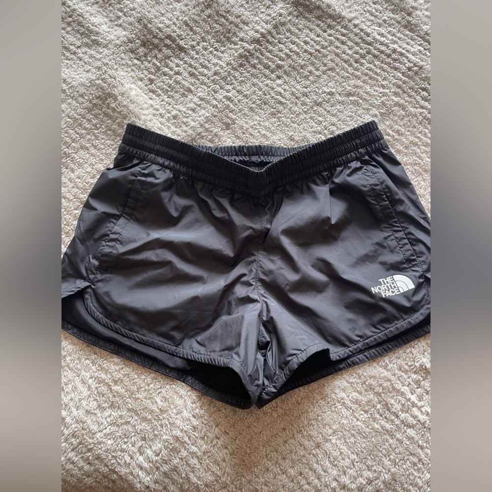 The North Face Black and Gray Women's Active Shorts